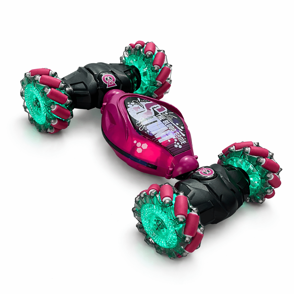 Kids Hand Gesture Control Rc Car with Transforming Drift Chassis and LED Wheels - Image 2