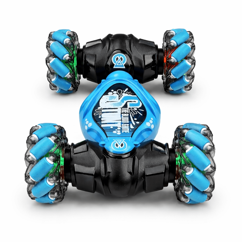 Kids Hand Gesture Control Rc Car with Transforming Drift Chassis and LED Wheels - Image 7