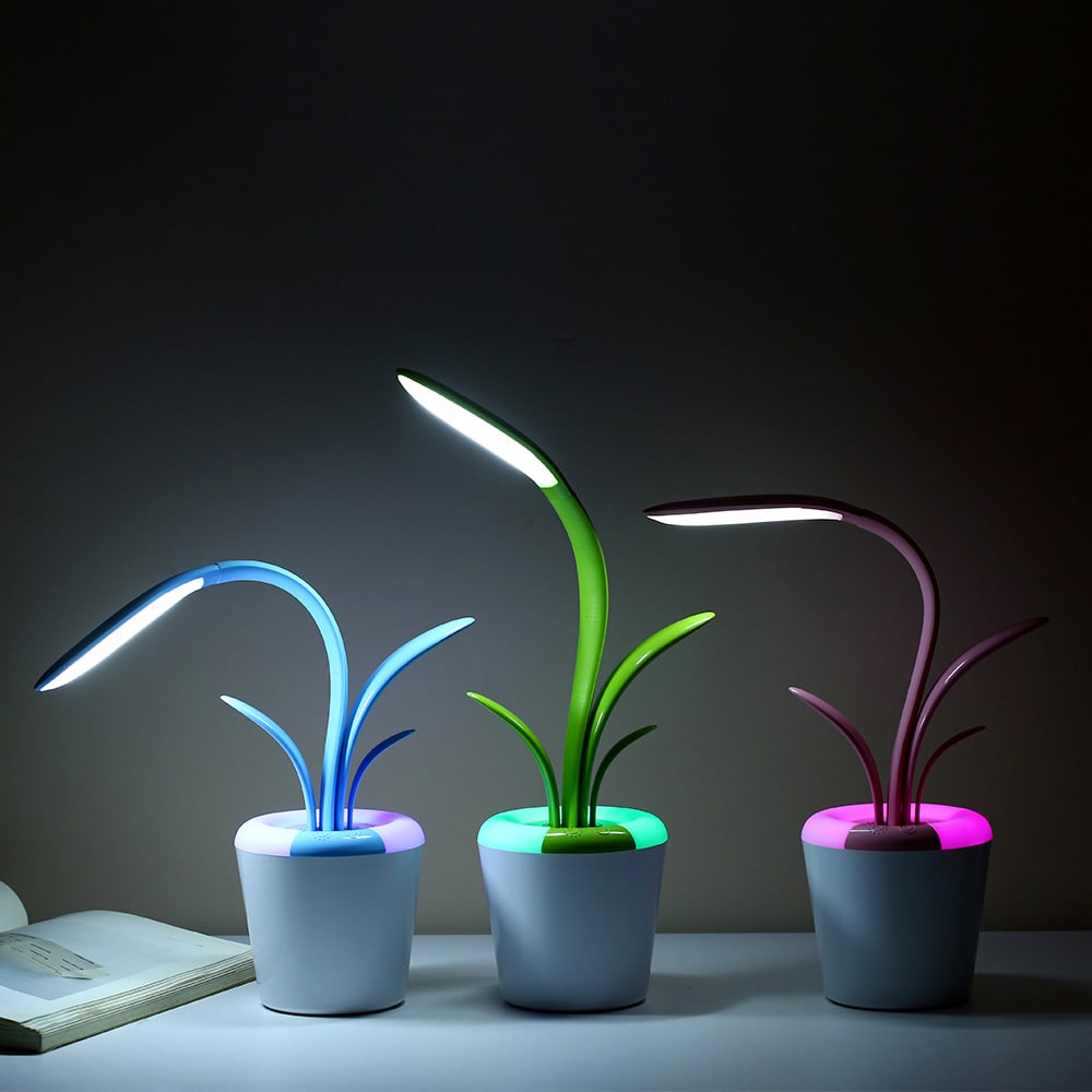 Kids' LED Desk Lamp with Adjustable Gooseneck Touch Control Rechargeable Battery - Image 1