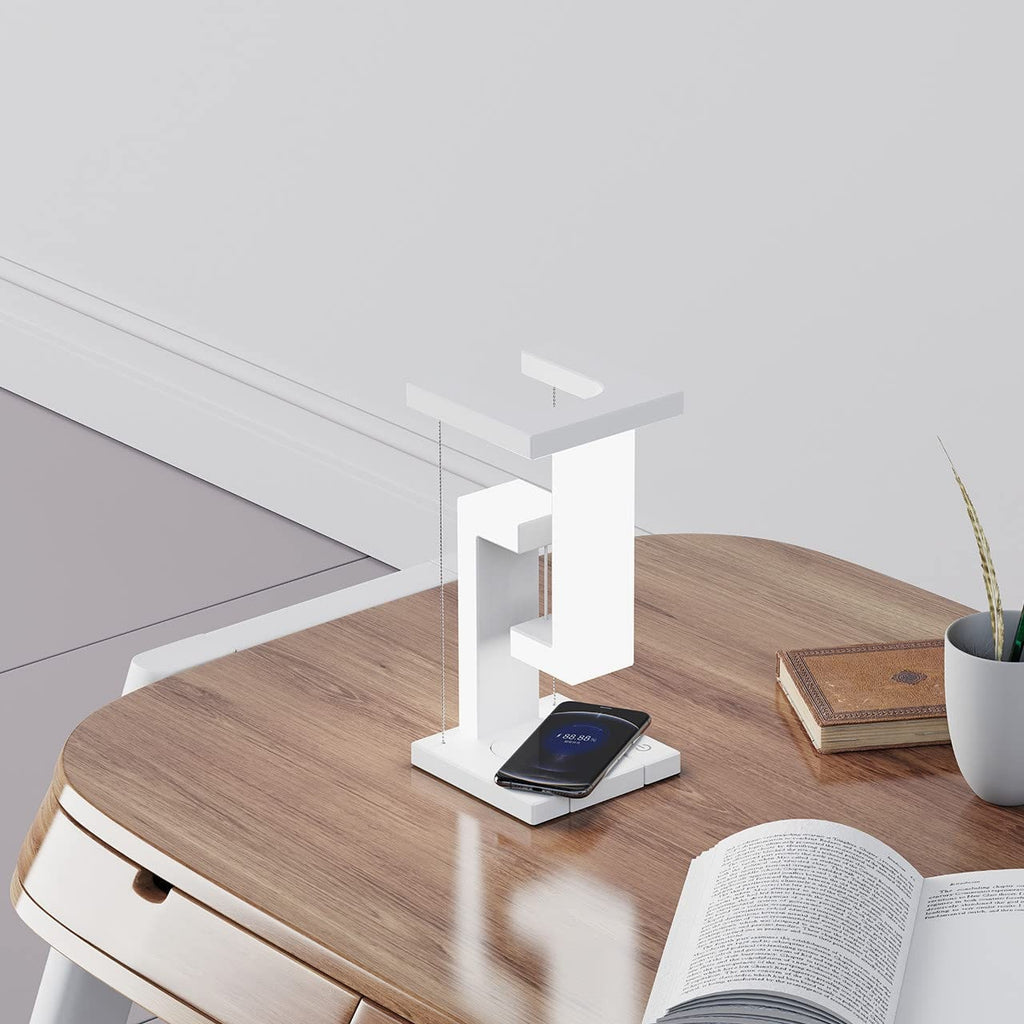 Kids' LED Table Lamp with USB Ports and Geometric Tensegrity Design for Desk and Bedside Clip - Image 7