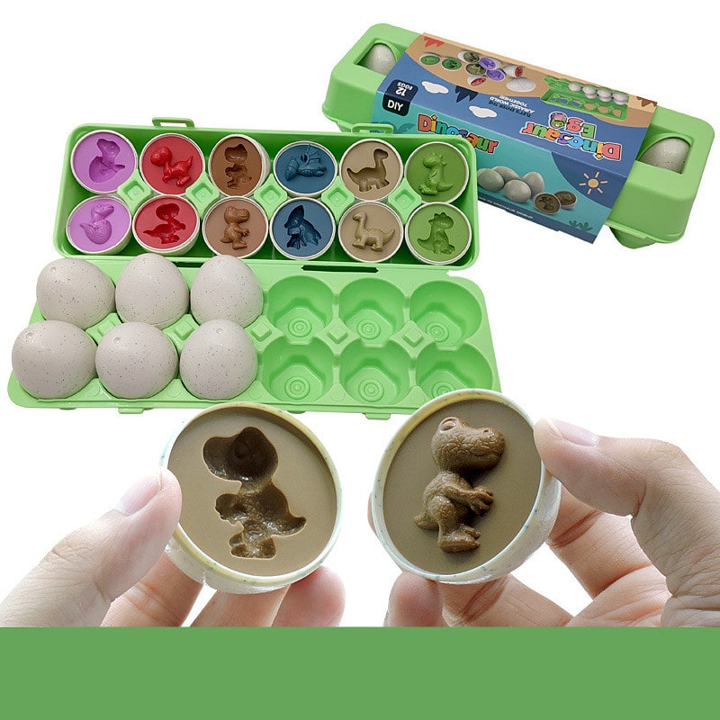Kids' Matching Eggs Toy with Fine Motor Skills Development and Shape Learning In Carton - Image 6
