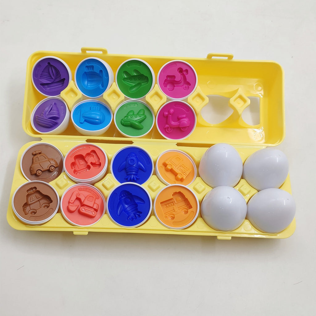 Kids' Matching Eggs Toy with Fine Motor Skills Development and Shape Learning In Carton - Image 7