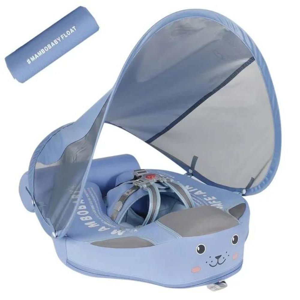Kids' Pool Float with Detachable Sun Canopy and Lounger Design - Image 4