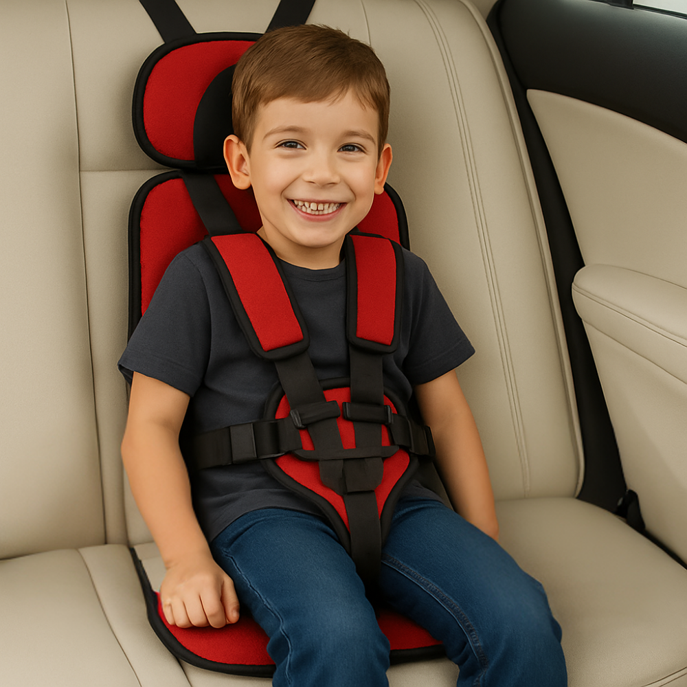 Kids' Portable Car Seat and Highback Booster Travel with 5-Point Harness and Padded Headrest - Image 2