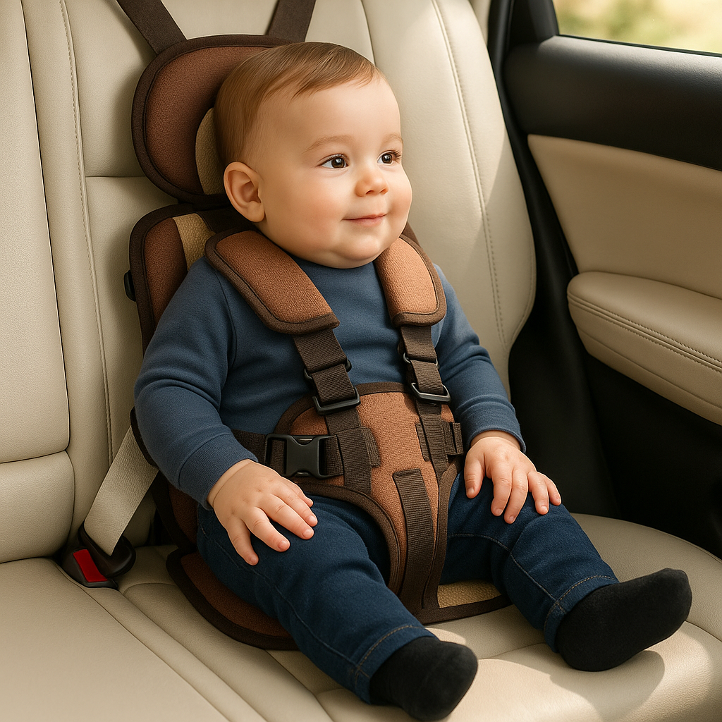 Kids' Portable Car Seat and Highback Booster Travel with 5-Point Harness and Padded Headrest - Image 7