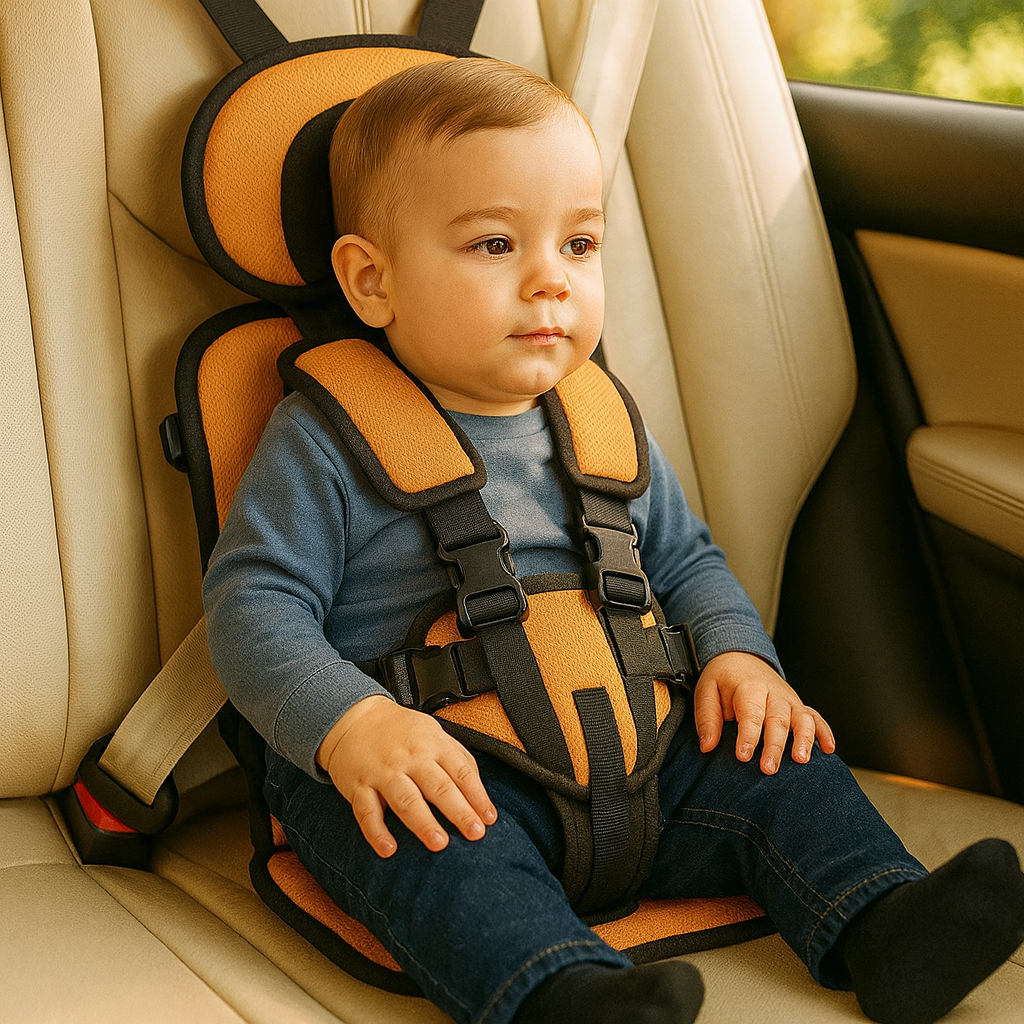 Kids' Portable Car Seat and Highback Booster Travel with 5-Point Harness and Padded Headrest - Image 8