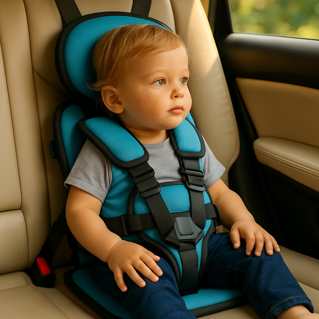 Kids' Portable Car Seat and Highback Booster Travel with 5-Point Harness and Padded Headrest - Image 9