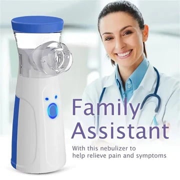 Kids' Portable Nebulizer for Asthma and Respiratory Care with Handheld Mesh Machine - Image 2