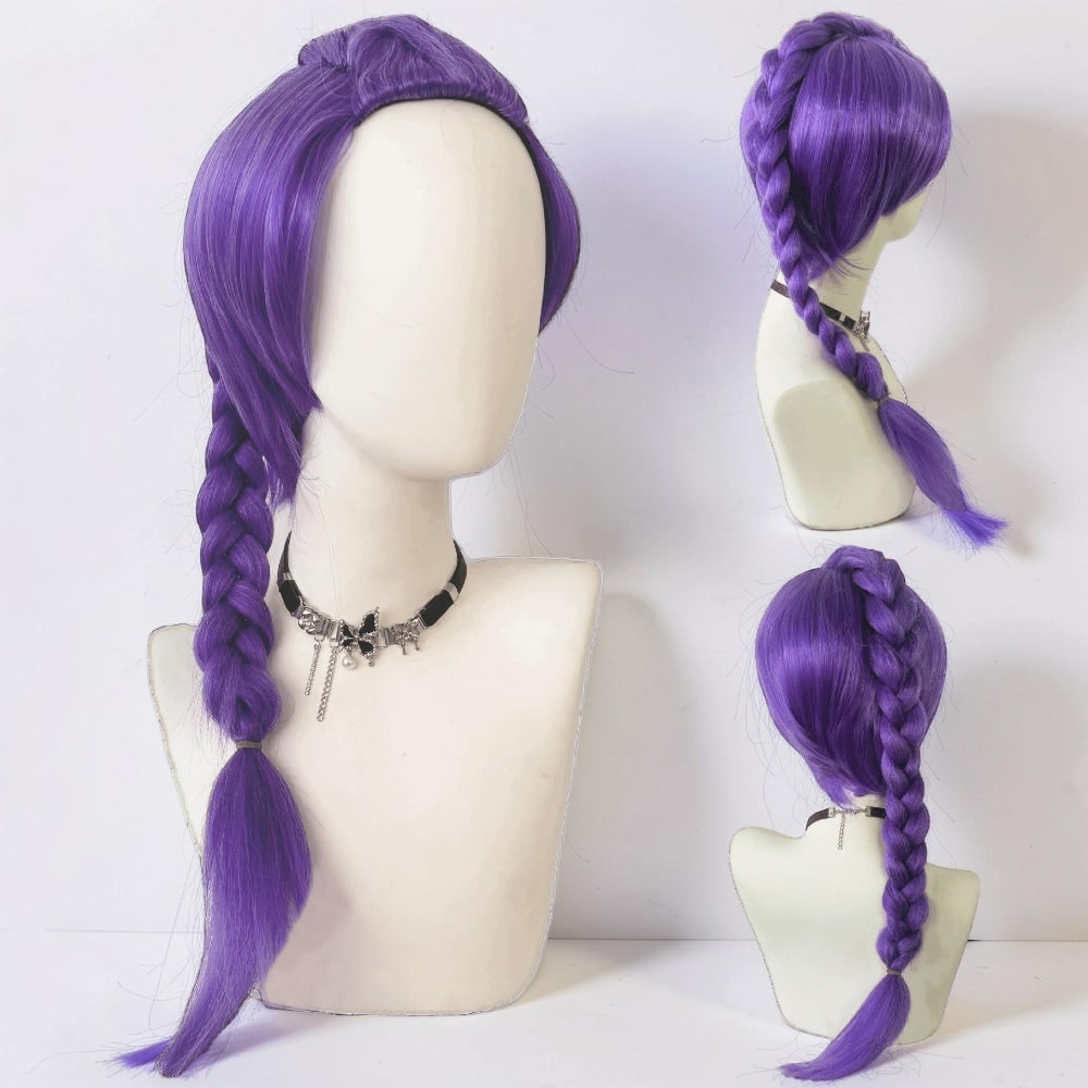 Kids' Purple Epic Cosplay Wig for Halloween Costume Party - Image 10