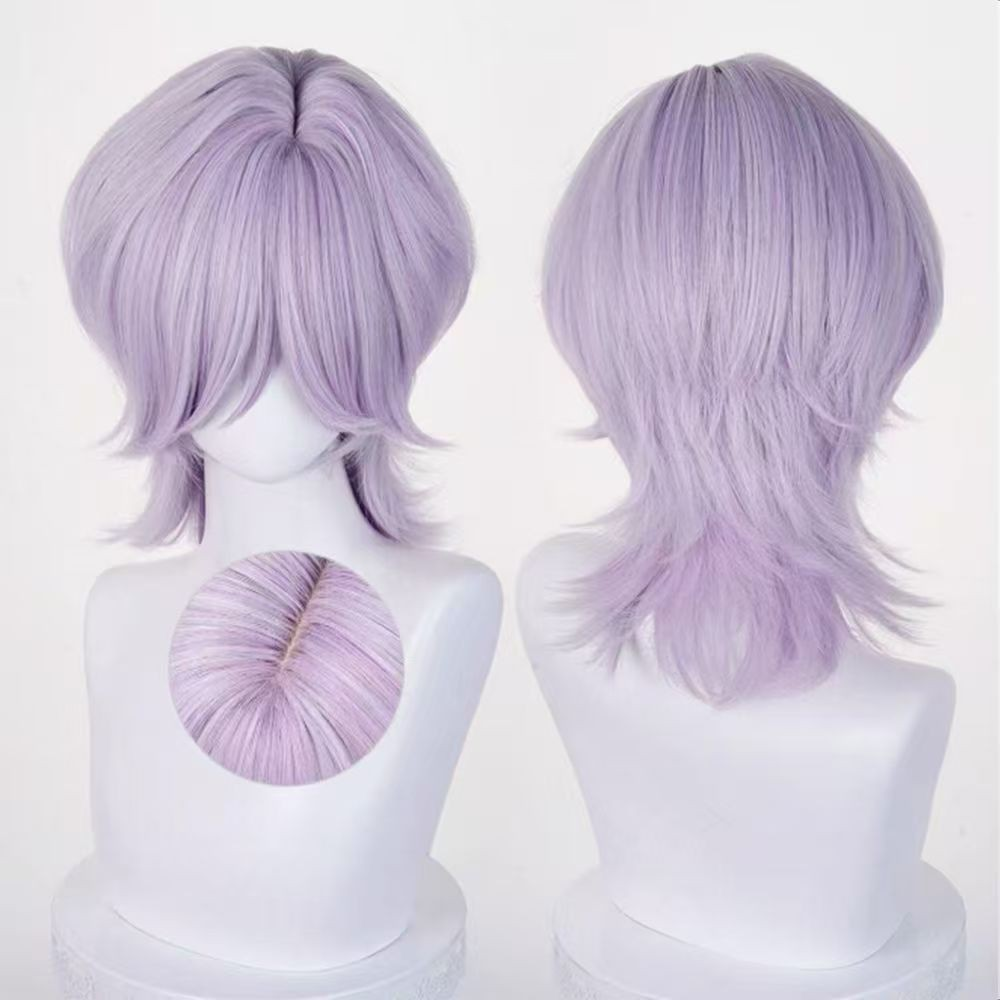 Kids' Purple Epic Cosplay Wig for Halloween Costume Party - Image 13