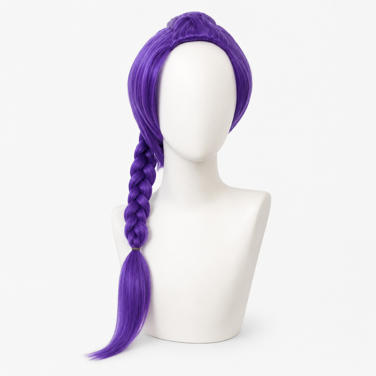 Kids' Purple Epic Cosplay Wig for Halloween Costume Party - Image 3