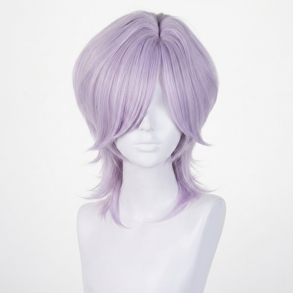 Kids' Purple Epic Cosplay Wig for Halloween Costume Party - Image 8