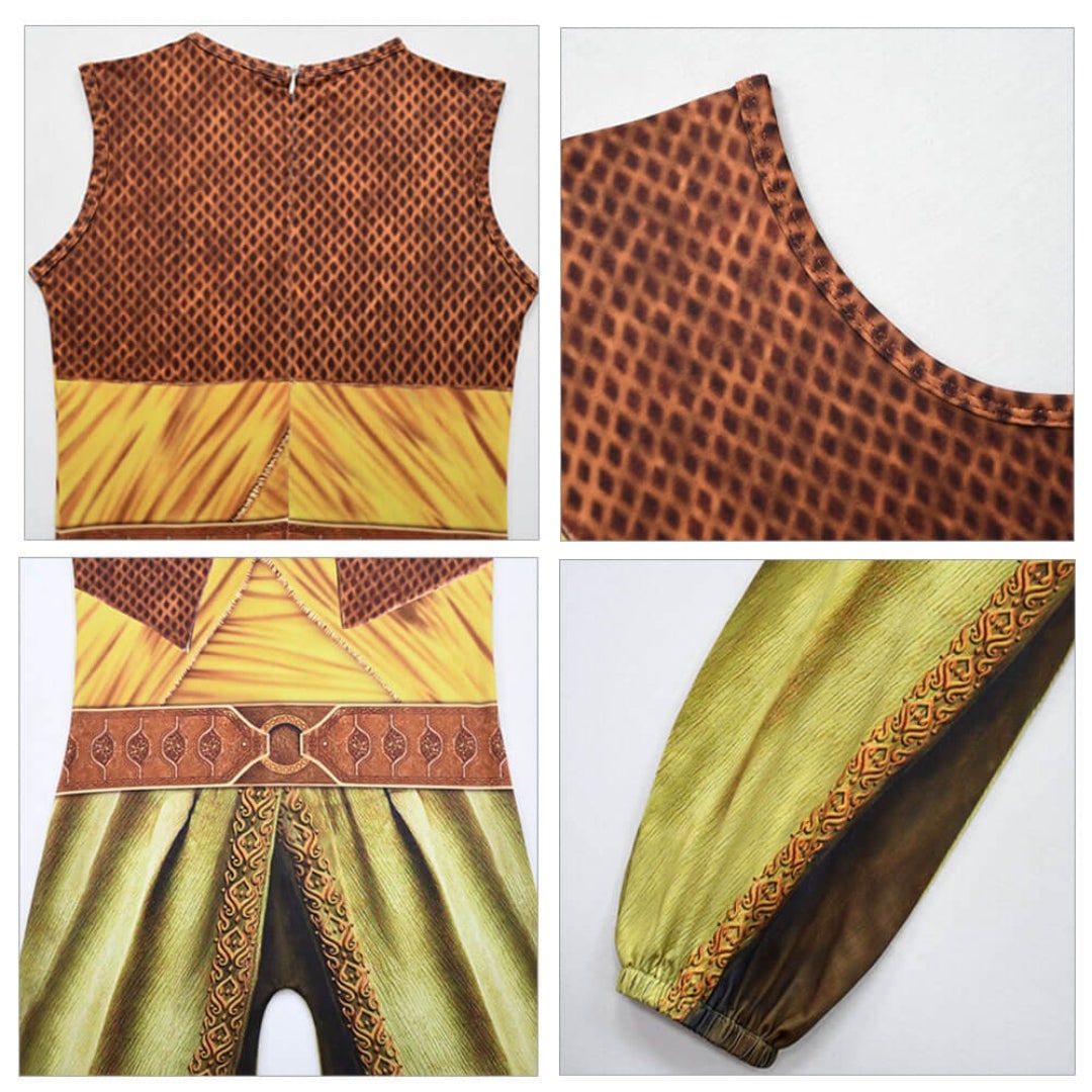 Kids' Raya Princess Costume with Cape and Hat - Image 11