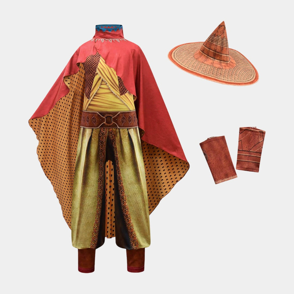Kids' Raya Princess Costume with Cape and Hat - Image 4