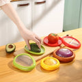 Kids' Reusable Silicone Stretch Food Savers for Fresh Produce - Image 1