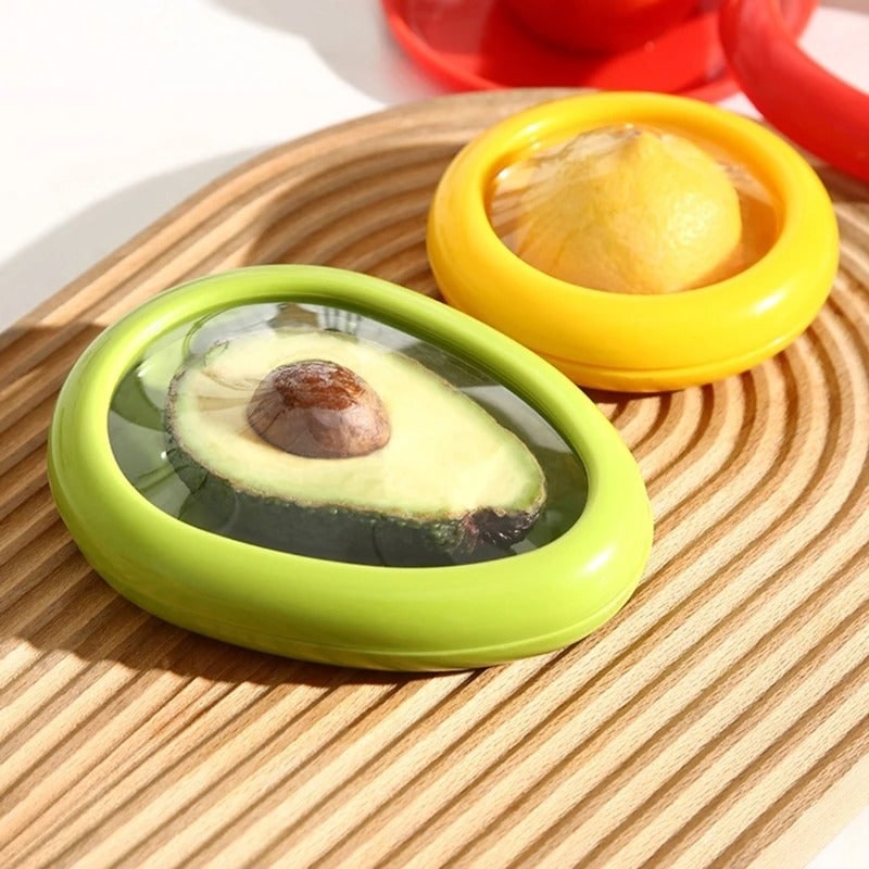 Kids' Reusable Silicone Stretch Food Savers for Fresh Produce - Image 2