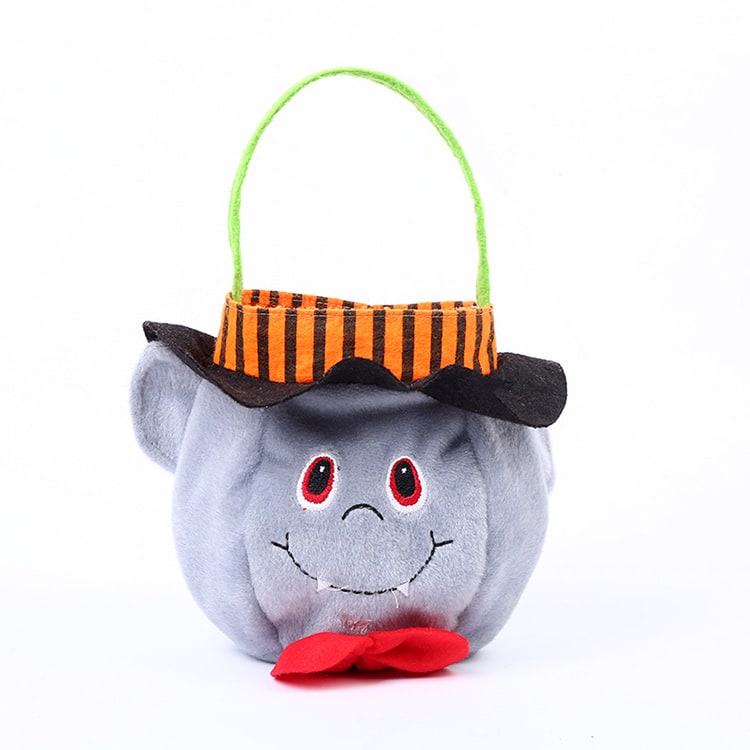 Kids' Trick or Treat Bag Halloween Candy with Plush Character Design and Handle Giant - Image 1