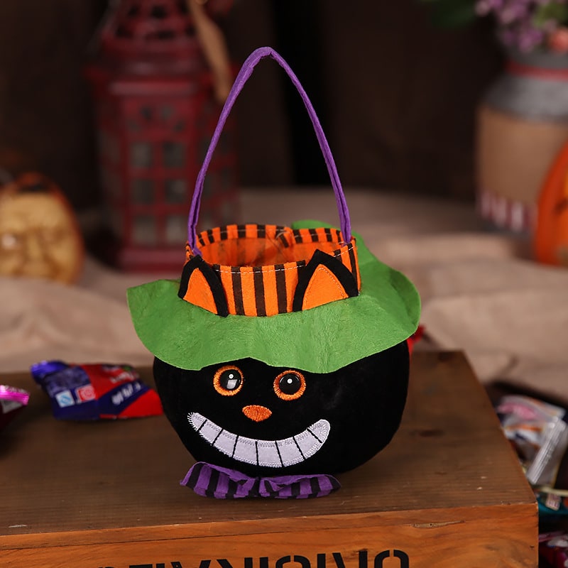 Kids' Trick or Treat Bag Halloween Candy with Plush Character Design and Handle Giant - Image 5
