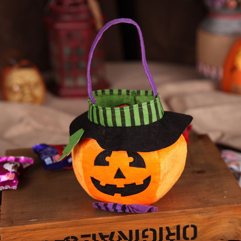 Kids' Trick or Treat Bag Halloween Candy with Plush Character Design and Handle Giant - Image 6