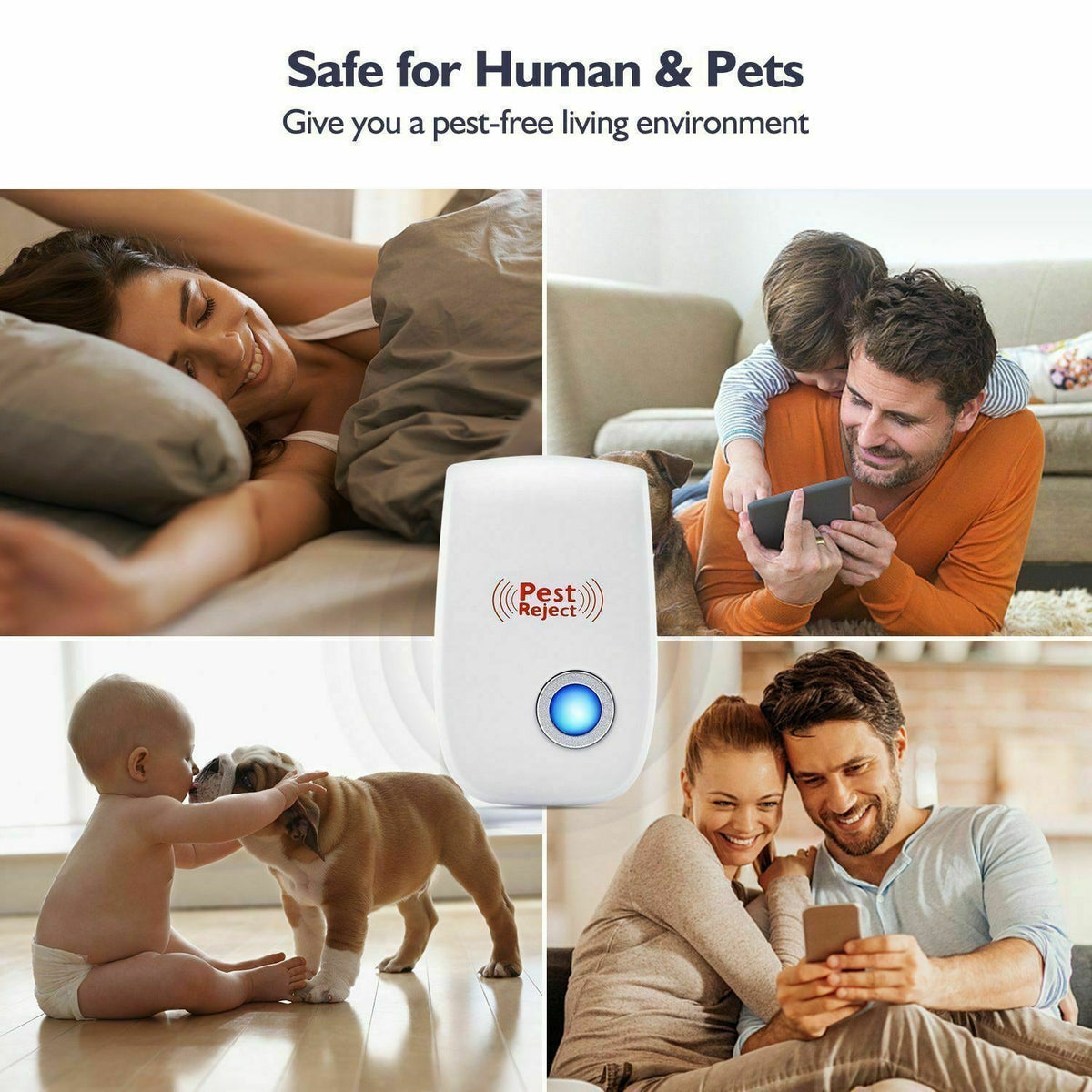 Kids' Ultrasonic Pest Repeller with Electronic Plug-In Design for Rodents and Squirrels - Image 4