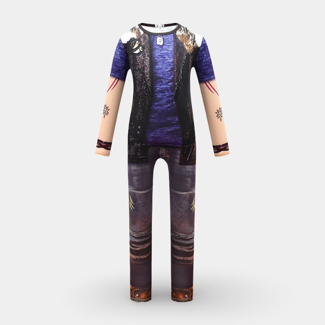 Kids' Zombie Costume Jumpsuit Halloween Party Outfit - Image 2