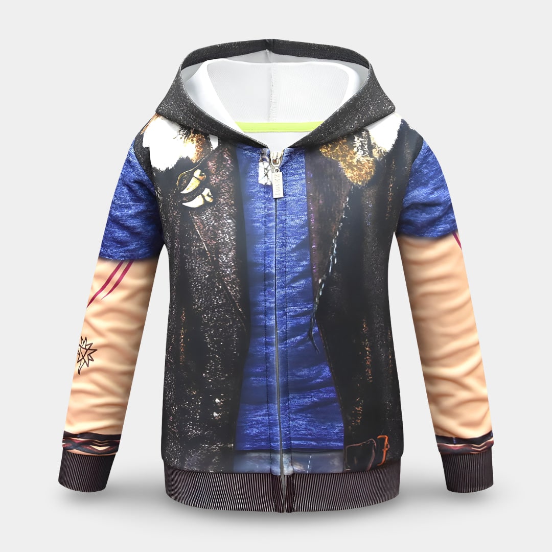 Kids' Zombie Costume Jumpsuit Halloween Party Outfit - Image 5