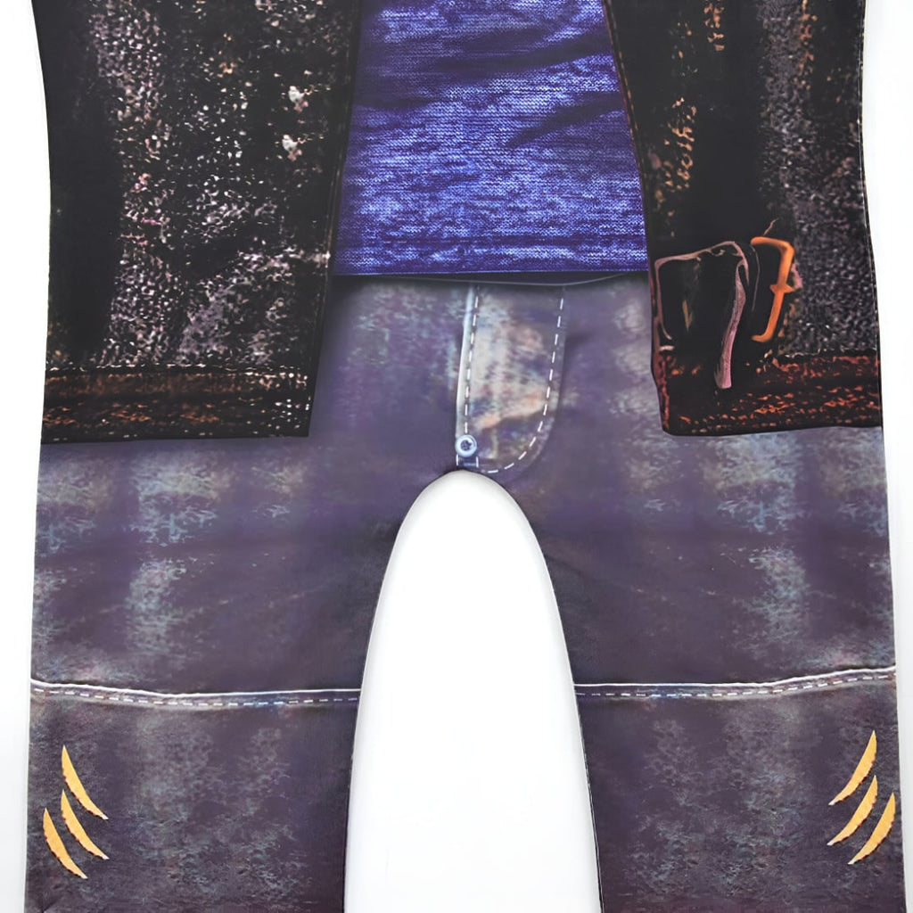 Kids' Zombie Costume Jumpsuit Halloween Party Outfit - Image 8