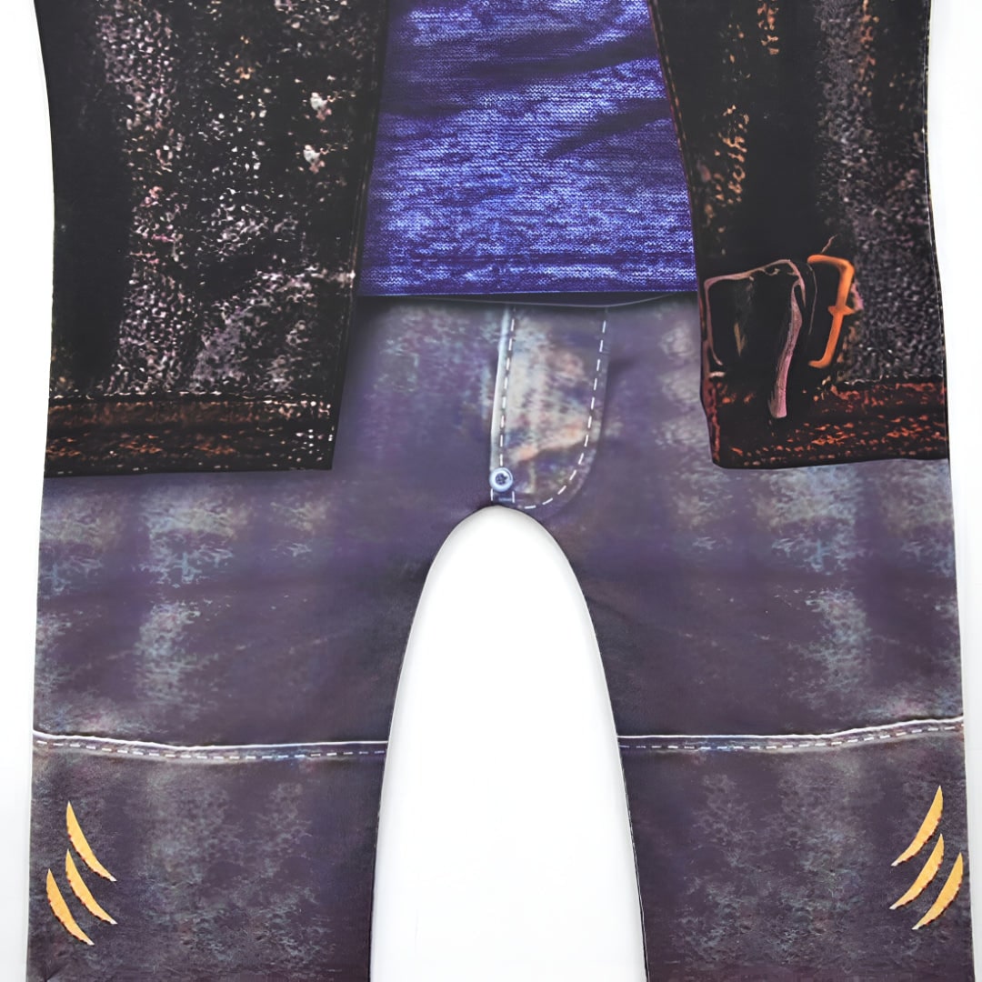 Kids' Zombie Costume Jumpsuit Halloween Party Outfit - Image 8