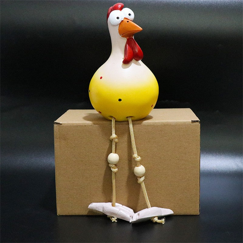 Funny Chicken Garden Decor for Outdoor Spaces – Whimsical Yard Ornaments for Lawn, Patio and Flower Beds