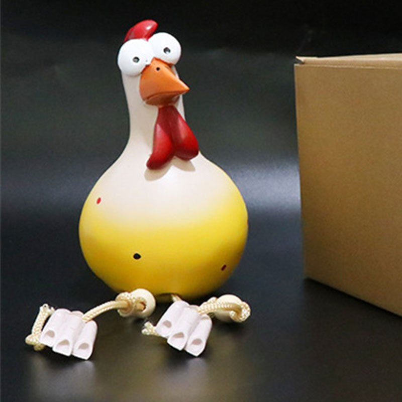 Funny Chicken Garden Decor for Outdoor Spaces – Whimsical Yard Ornaments for Lawn, Patio and Flower Beds