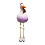 Funny Chicken Garden Decor for Outdoor Spaces – Whimsical Yard Ornaments for Lawn, Patio and Flower Beds