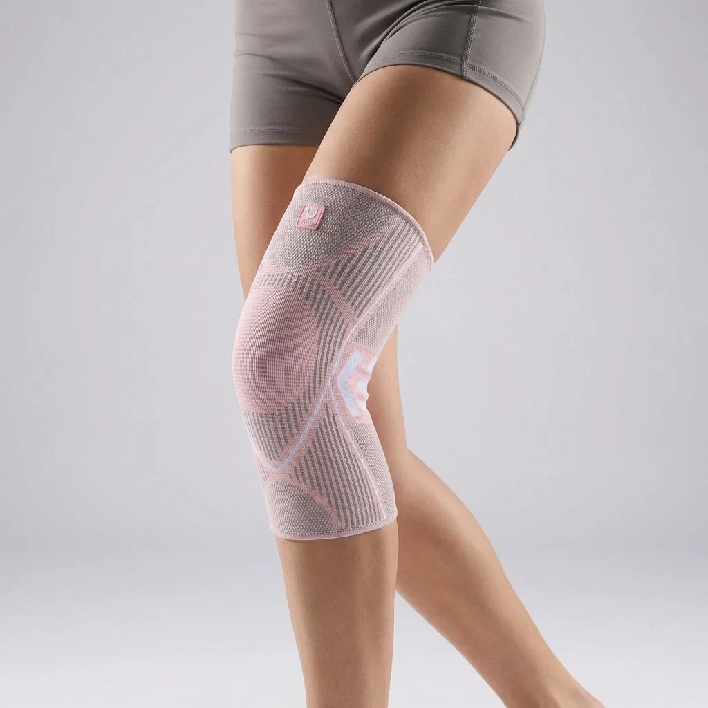 Knee Compression Sleeve with Non-Slip Support and Breathable Elastic Knit Design - Image 10