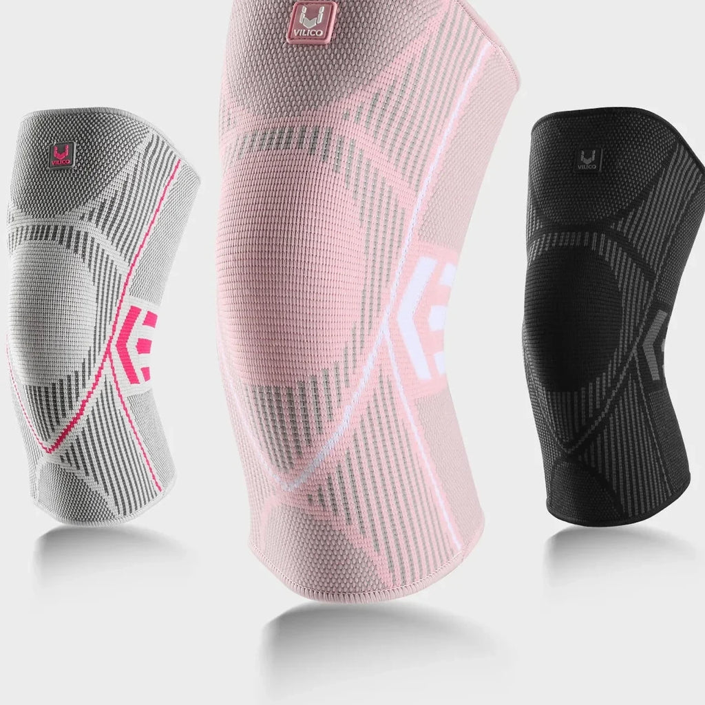 Knee Compression Sleeve with Non-Slip Support and Breathable Elastic Knit Design - Image 12