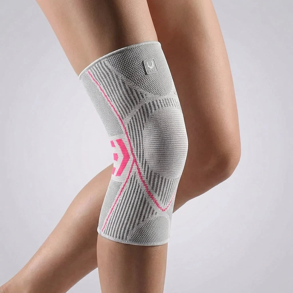 Knee Compression Sleeve with Non-Slip Support and Breathable Elastic Knit Design - Image 8