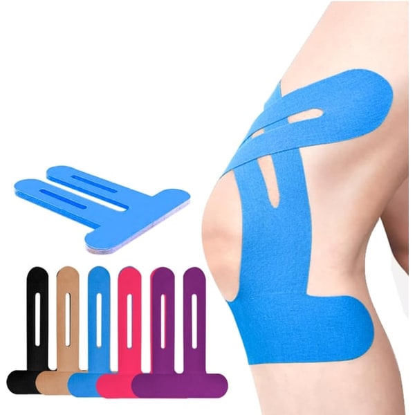 Knee Elastic Kinesiology Tape with Pre-Cut Strips for Professional Support - Image 3
