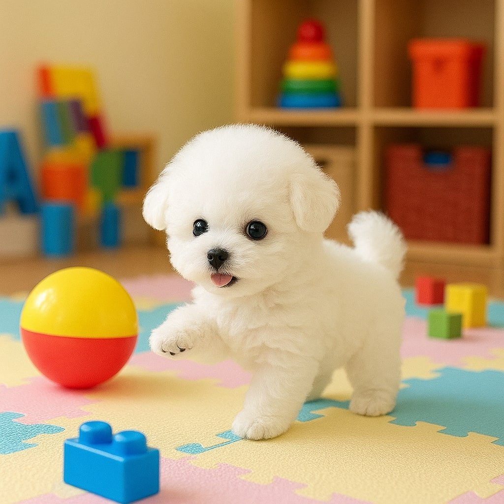 Interactive Plush Maltese Puppy Toy - Realistic Companion Robot