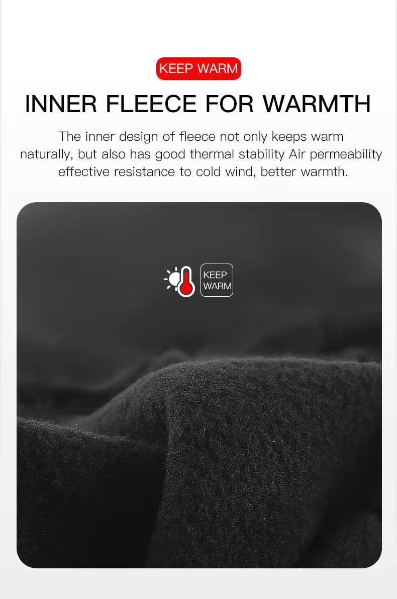 Ladies Winter Gloves Waterproof Touchscreen with Zippered Wrist and Non-Slip Palm - Image 11