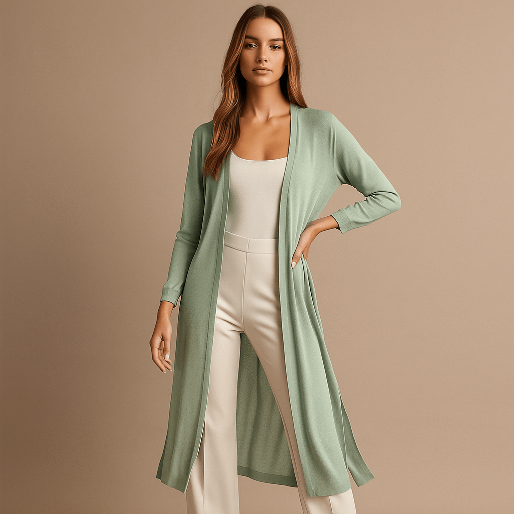 Lang Strik Cardigan - Cozy, Chic, and Warm