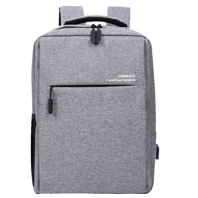 Laptop Backpack with USB Charging Port Slim Oxford Design and Padded Shoulder Straps - Image 9