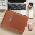 Laptop Sleeve Bag with Faux Leather Pebbled Texture Integrated Mouse Pad - Image 8