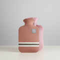 Large Hot Water Bottle Heat Pack Bag Removable Knitted Cover Portable Travel - Image 1
