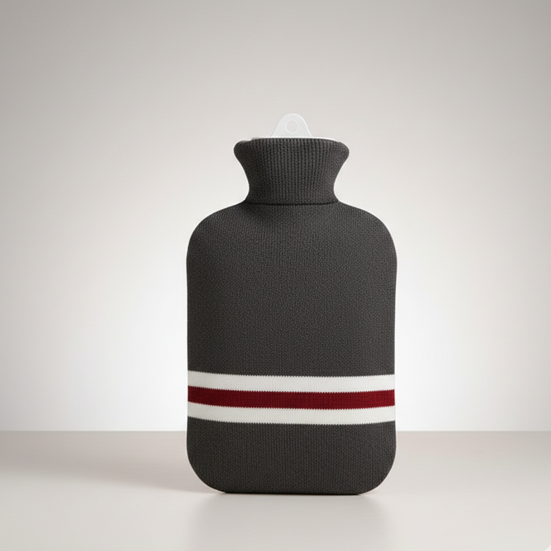 Large Hot Water Bottle Heat Pack Bag Removable Knitted Cover Portable Travel - Image 17