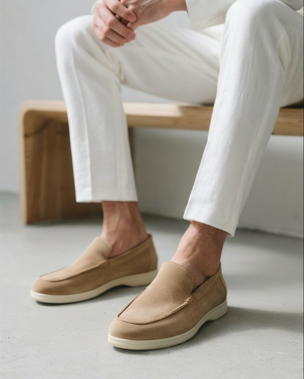 Classic Suede Loafers with Timeless Elegance