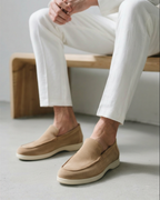 Classic Suede Loafers with Timeless Elegance