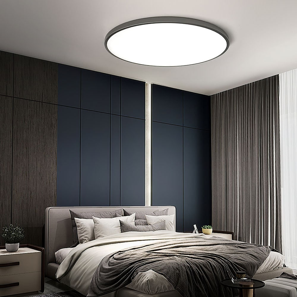 LED Ceiling Light Fixture with Flush Mount Design and Bright Modern Round Illumination - Image 3