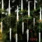 LED Christmas Tree Candles with Flickering Flame and Hanging Crystal Ornaments - Image 22