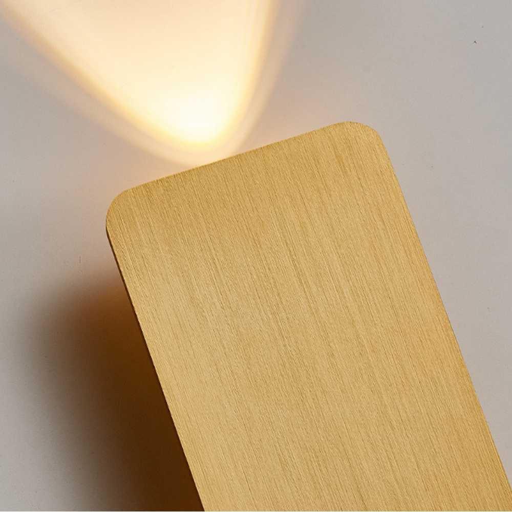 LED Rectangular Wall Sconce Light with Bi-Directional Uplight Downlight and Brushed Metal Finish - Image 4