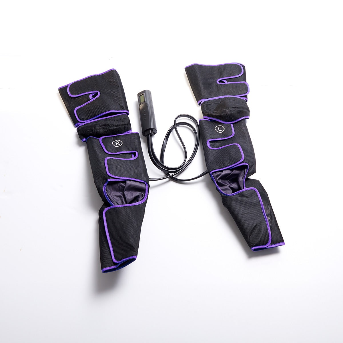 Leg Massager with Compression Sleeve and Machine for Foot Calf Wraps with Heat and Remote Control - Image 2