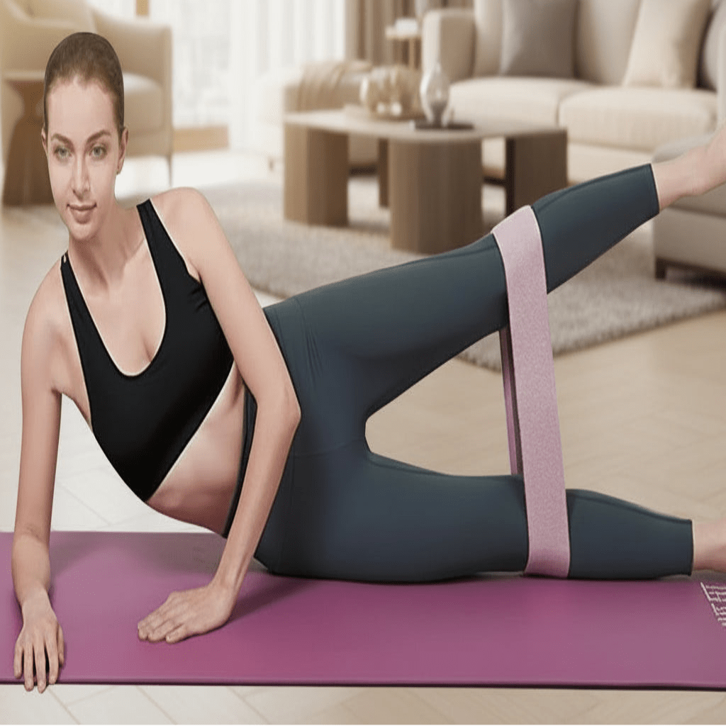 Leg Resistance Band Exercise Band Fitness Band Glute Strength Training - Image 2