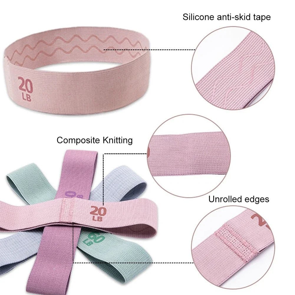 Leg Resistance Band Exercise Band Fitness Band Glute Strength Training - Image 5